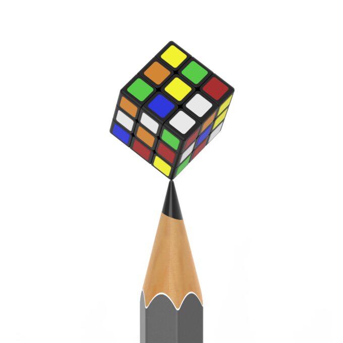 CubeLab World's Smallest Cube 3x3 Black