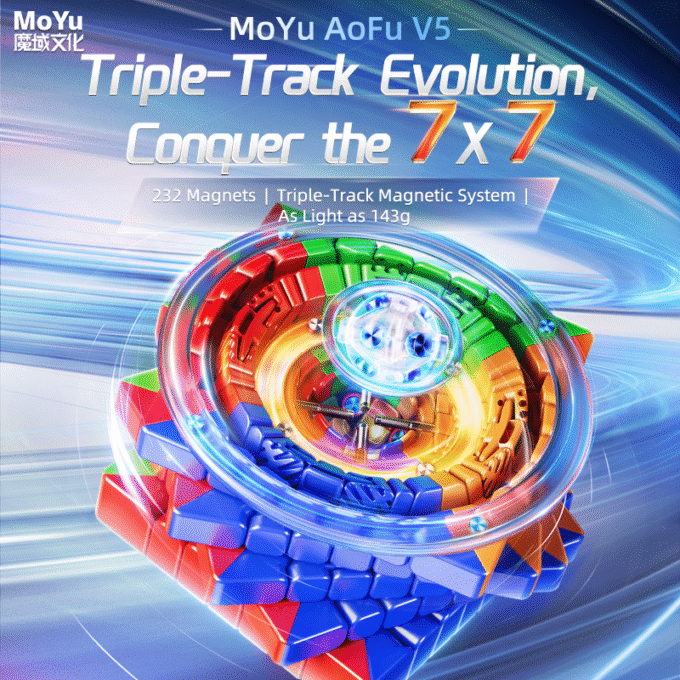MoYu AoFu V5 Triple Track 7x7 (Ball Core)