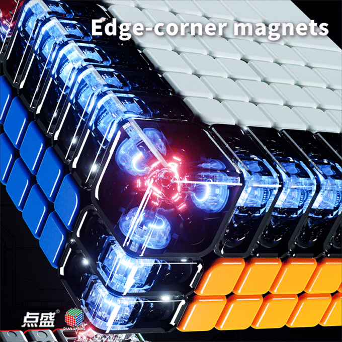 DianSheng Super Mini Cube 7x7 M Magnetic (Ball Core)