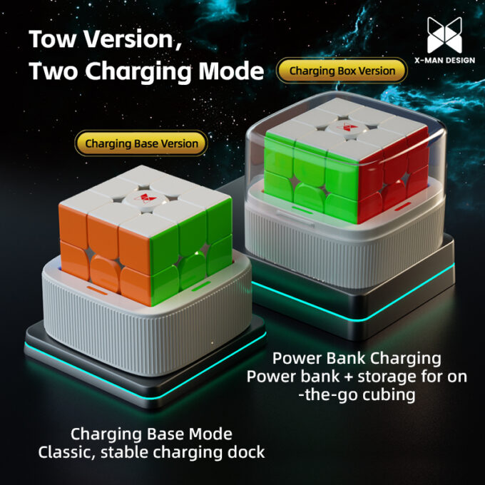 QiYi X-man Tornado V4 AI 3x3 Smart Cube (Charging Box)