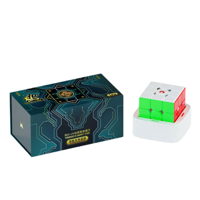 QiYi X-man Tornado V4 AI 3x3 Smart Cube (Charging Box)
