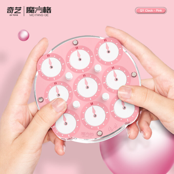 QiYi Magnetic Clock Pink