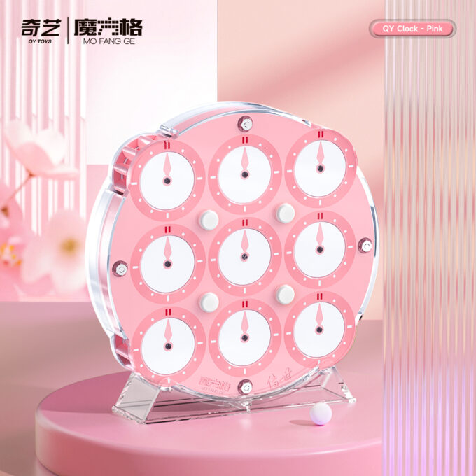 QiYi Magnetic Clock Pink