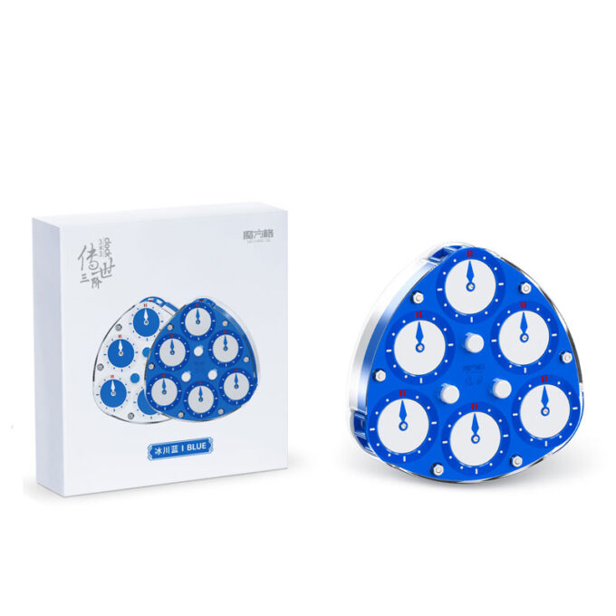 QiYi 3x3 Clock Magnetic - Blue