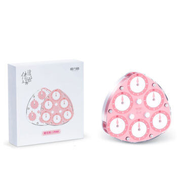 QiYi 3x3 Clock Magnetic - Pink